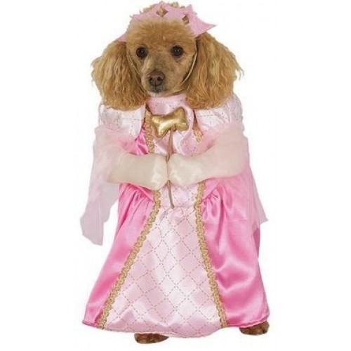 DISFRAZ MASCOTA T-M PRINCESA ROSA