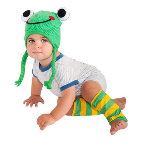 !SOMBRERO CUBREPIERNAS 6A12MESES RANA