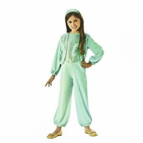 DISFRAZ 3A4AÑOS NIÑA GENIO VERDE