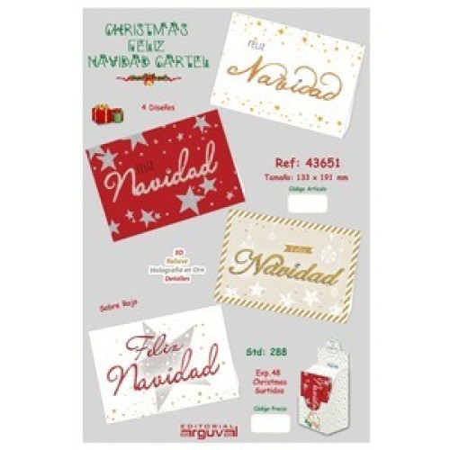 $D TARJETA CHRISTMAS FELIZ NAVIDAD