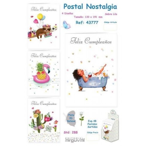 TARJETA NOSTALGIA  