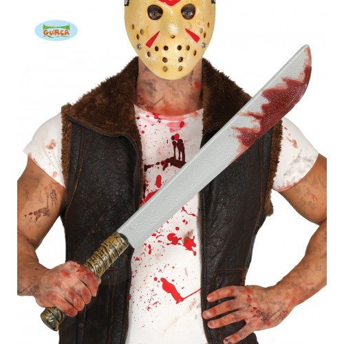 MACHETE CON SANGRE 74CM