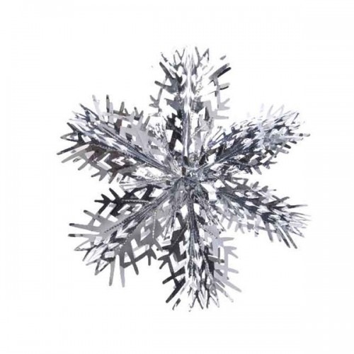 $D COLGANTE SNOWFLAKE PLATA 39CM
