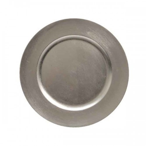   BAJO PLATO PLASTICO PLATA 33CM
