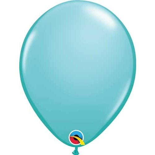 50 GLOBOS 16" LATEX AZUL CARIBE