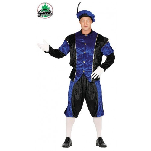 DISFRAZ T-M PAJE REAL AZUL