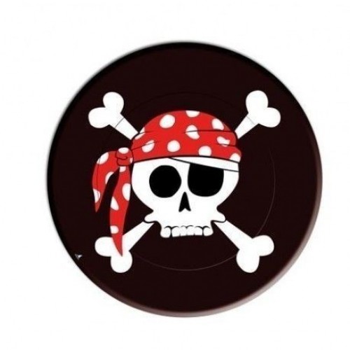   8 PLATOS PIRATA 23CM