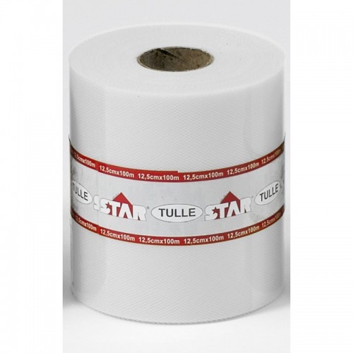   ROLLO TUL BLANCO 12,5CMX100MT