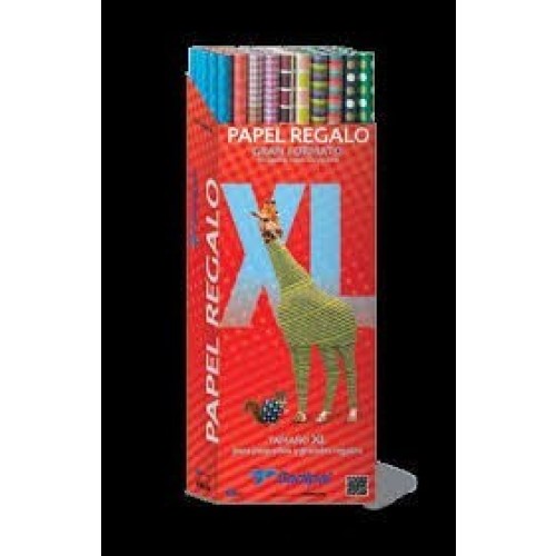 ROLLO PAPEL KRAFT NAVIDAD 1X2MT