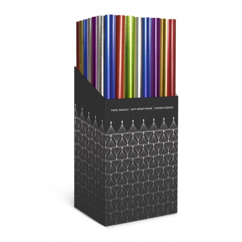 ROLLO PAPEL REGALO METAL LISO 70X150CM