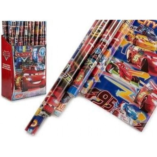 ROLLO PAPEL REGALO CARS 0,70X2MT