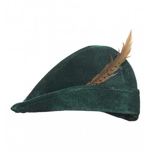 SOMBRERO CAZADOR DE BOSQUE C/PLUMA