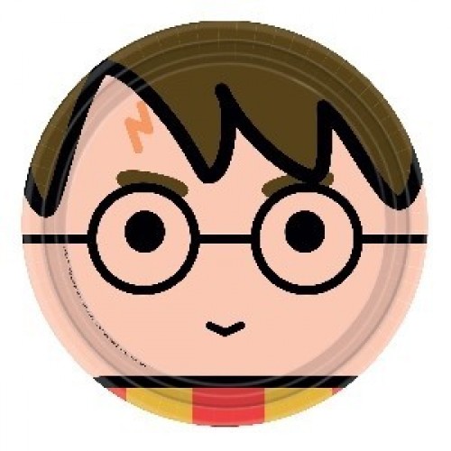   8 PLATOS CARTON HARRY POTTER 23CM