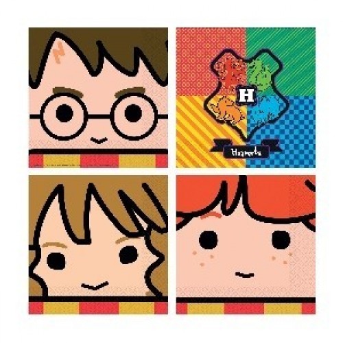   16 SERVILLETAS HARRY POTTER 33CM