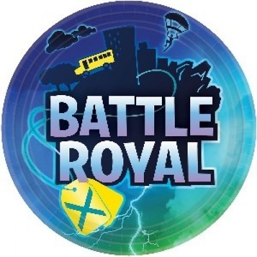   8 PLATOS CARTON BATTEL ROYAL 23CM