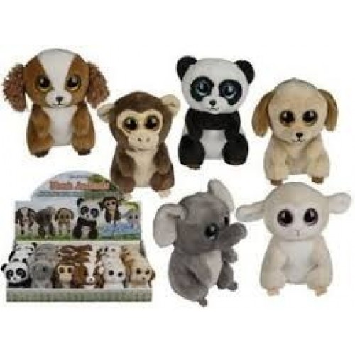 PELUCHE ANIMALES DEL ZOO OJOS GRANDES