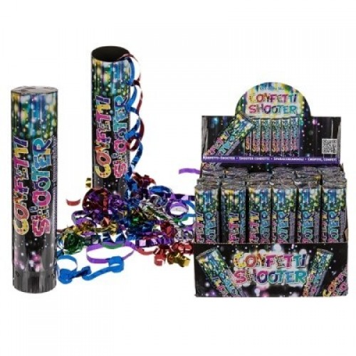 CAÑON CONFETI MULTICOLOR 20CM