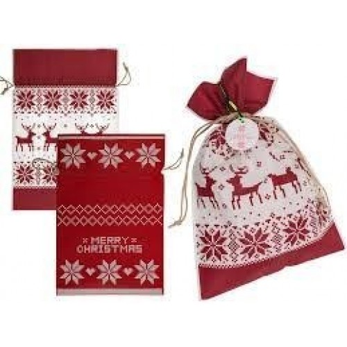 BOLSA REGALO NAVIDAD 45X30CM