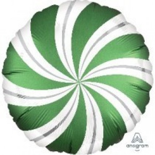 GLOBO 18" FOIL CARAMELO VERDE ESMERALDA