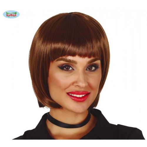 PELUCA MUJER CORTA CASTAÑA