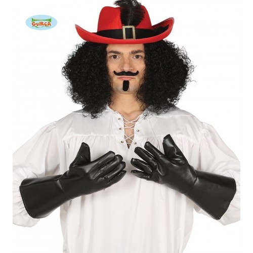 $D GUANTES SIMIL CUERO MOSQUETERO