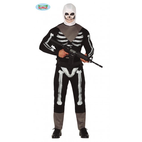 $D  DISFRAZ T-M SKELETON SOLDIER