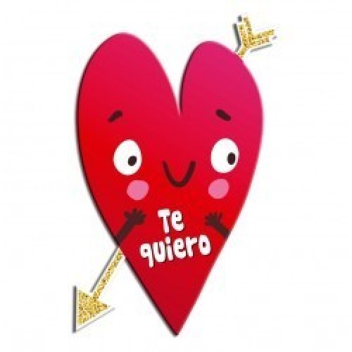 $D TARJETA CORAZON TE QUIERO  