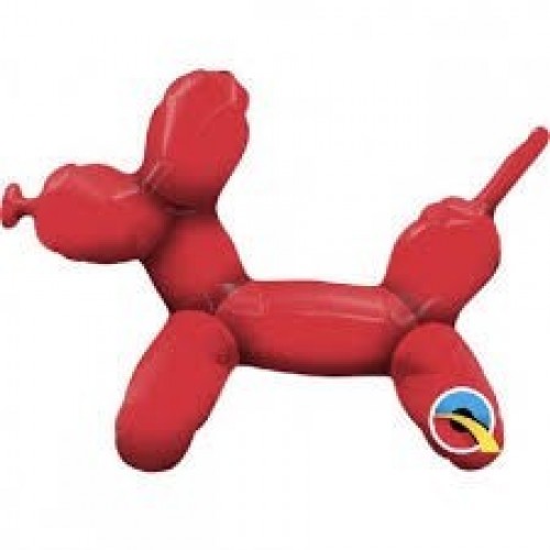 GLOBO 9" PALO FOIL FORMA PERRO SALCHICHA