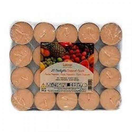 PACK 20/U VELAS FRUTA TROPICAL