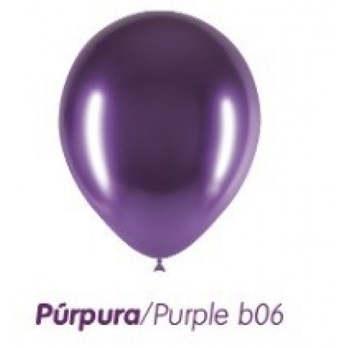  10 GLOBOS 12" 112B06 BRILL VIOLETA