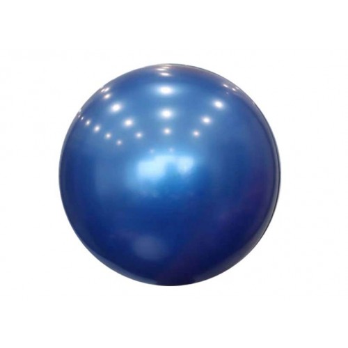 $D    GLOBO 24" BURBUJA CROMO AZUL