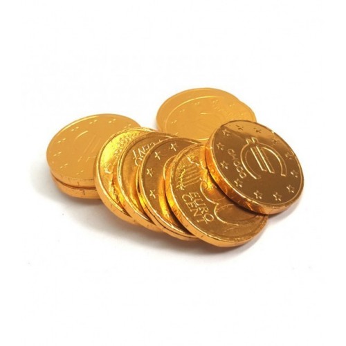E/ 6 MONEDAS DE CHOCOLATE 4CM