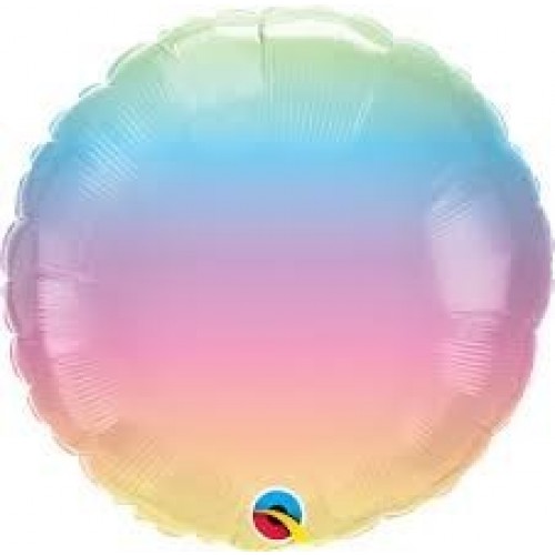   GLOBO 18" FOIL MULTICOLOR PASTEL
