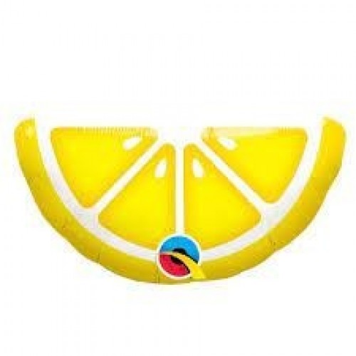 GLOBO 14" PALO FOIL RODAJA LIMON