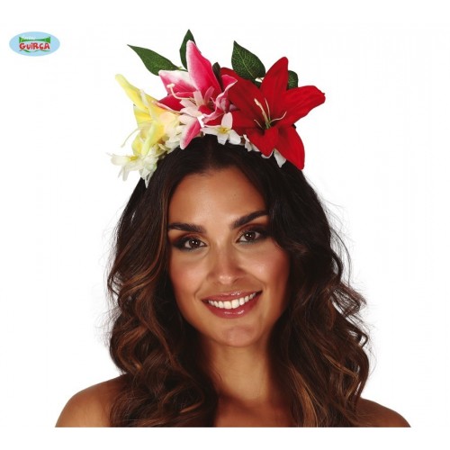 DIADEMA FLOR ORQUIDEAS
