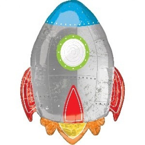   GLOBO 29" FOIL COHETE ESPACIAL