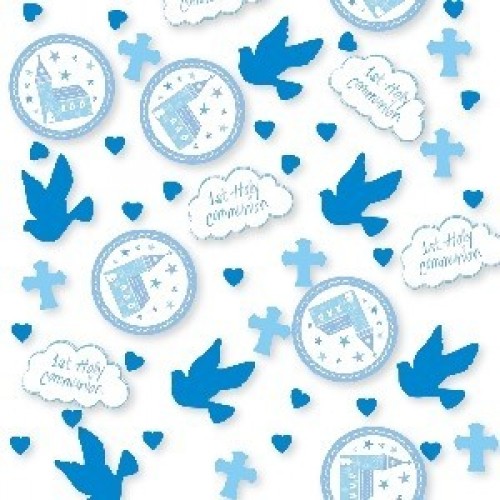   CONFETI COMUNION AZUL 14GR