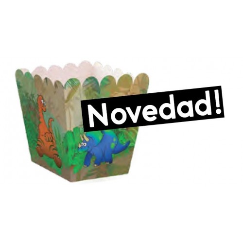   12 CAJITAS POP BAJA DINO 6,5X4,5CM