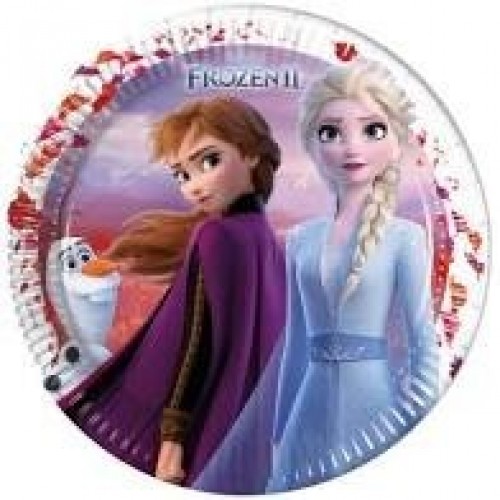   8 PLATOS CARTON FROZEN II 23CM