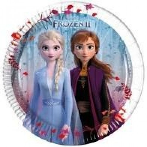   8 PLATOS CARTON FROZEN 20CM