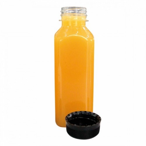 " BOTELLA TRANSPARENTE PET 5,2X5,2X18CM