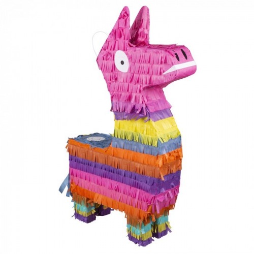 -  PIÑATA LLAMA COLORES 58X35CM