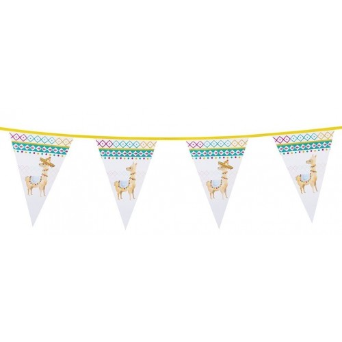   BANDERIN TRIANGULAR LLAMA 6MT