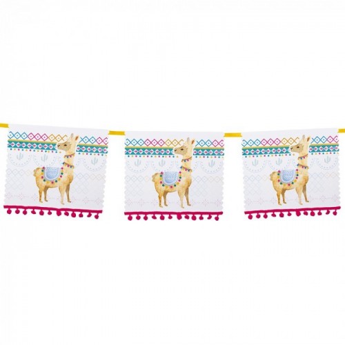   BANDERIN CUADRADO LLAMA 4MT