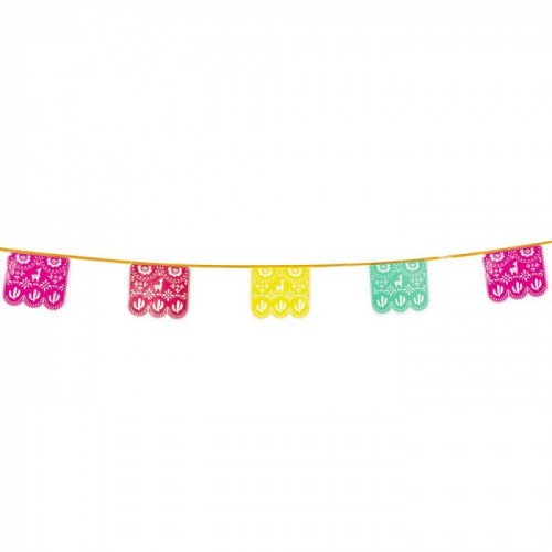   BANDERIN MULTICOLOR LLAMA 6MT