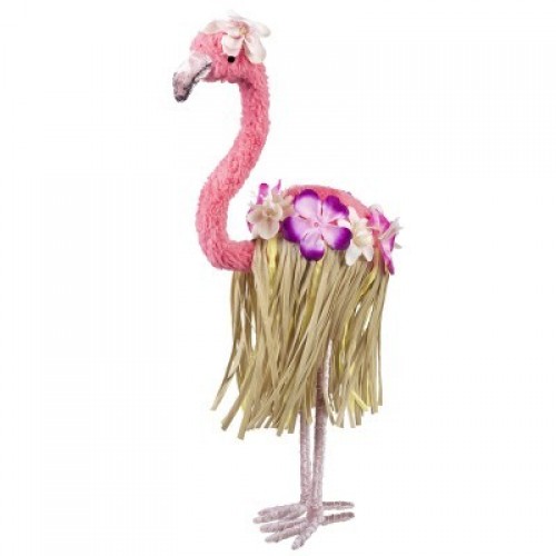   FIGURA DECORACION FLAMINGO 35X16CM