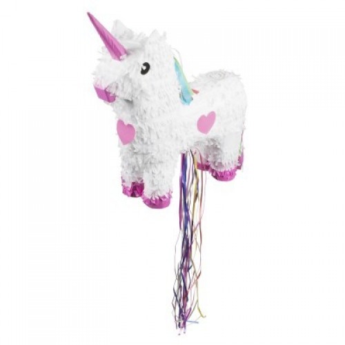 PIÑATA UNICORNIO BLANCO