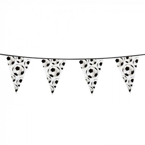   BANDERIN TRIANGULAR FUTBOL 6MT