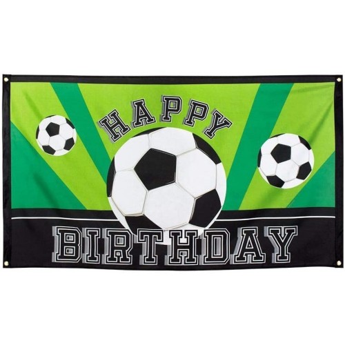  BANDERA PL BIRTHDAY FUTBOL 90X150CM