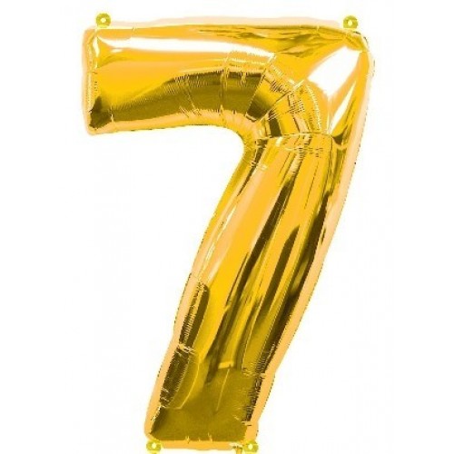 $   GLOBO 34" FOIL FOR N7 METAL ORO